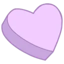 Emoji purple_candy_heart