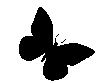 Emoji papillon_black
