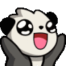 Emoji panda_saute