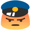 Emoji angrypoliceblob