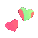 Emoji driphearts