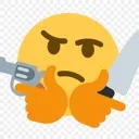 Emoji Couteauetpistoletface