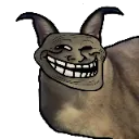 Emoji 3512_FloppaTrollFace