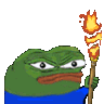 Emoji pepefiretorch