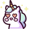 Emoji LicorneLove