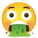 Emoji flushedvomit