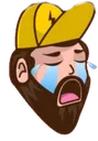 Emoji pleur
