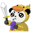 Emoji Panda_guerrier