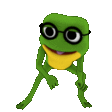 Emoji 8203nerdyfrogdance