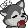 Emoji CRDWolfSleepTired