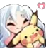 Emoji CRDGirlHugPika