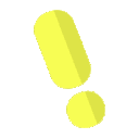 Emoji skyiexclamationyellow