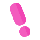 Emoji skyiexclamationpink