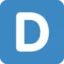 Emoji regional_indicator_d