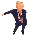Emoji trump_floss
