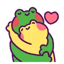 Emoji lys_frog_hug