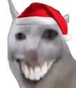 Emoji christmas_cat_rofl
