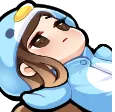 Emoji pingouin_par_terre