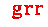 Emoji grr