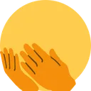 Emoji 4137faceinhands