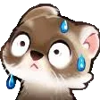 Emoji Furet_stress