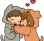 Emoji CRDGirlHugCouple