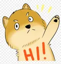 Emoji Dog_hello