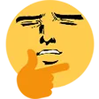 Emoji ThinkingHandsome