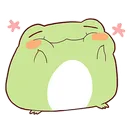 Emoji frogcute