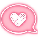 Emoji AH_cuteheartchatbubble