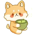 Emoji CorgiMatcha
