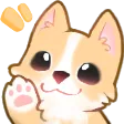Emoji corgiwave