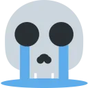 Emoji skull_cry