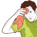 Emoji 9797sweatingtowelguy