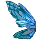 Emoji BlueButterflyWingLeft