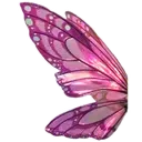 Emoji PinkButterflyWingLeft