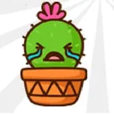 Emoji cactusemoticonepleure2
