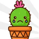 Emoji cactusemoticonepleure
