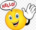 Emoji hello