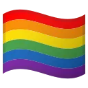 Emoji 1f3f31f308