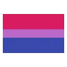 Emoji bisexualflag
