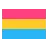 Emoji icons8pansexualflag48