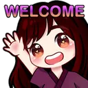 Emoji chibi_welcome