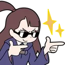 Emoji fingergun