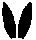Emoji lapinou_noir