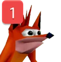 Emoji 8309_Pinged_Crash_Bandicoot
