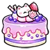 Emoji food_bigcakepurple