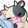 Emoji cow_sleep
