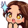 Emoji chara_brownhair_haaw