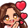 Emoji chara_browngirl_shy